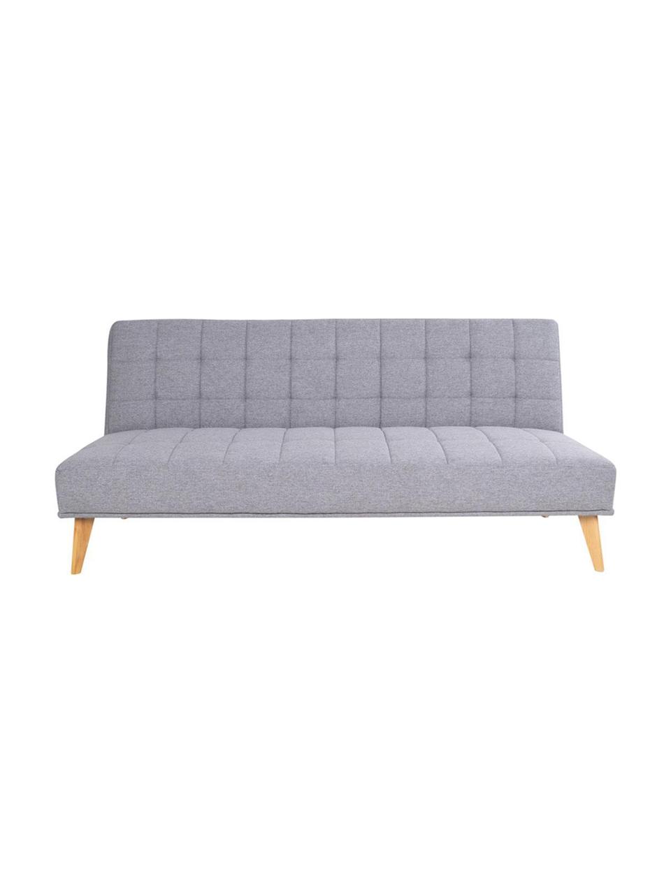 Sofá cama Oxford, Tapizado: poliéster, Estructura: madera de abedul, Gris, An 180 x F 109 cm