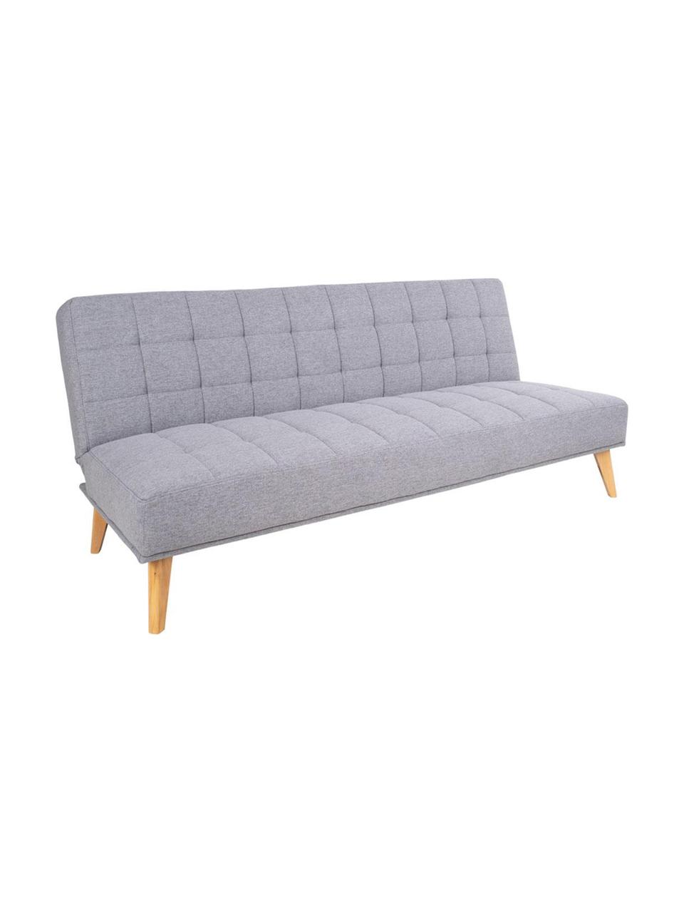 Sofá cama Oxford, Tapizado: poliéster, Estructura: madera de abedul, Gris, An 180 x F 109 cm