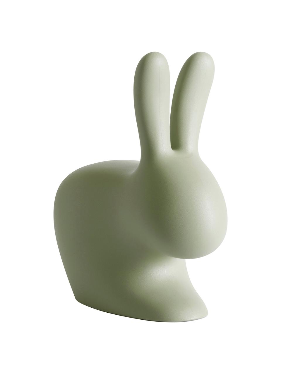 Kinderhocker Rabbit, Kunststoff (Polyethylen), Grün, 46 x 53 cm