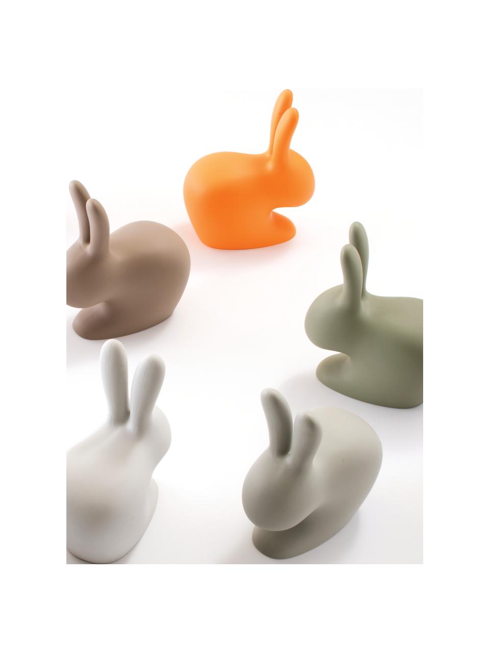 Sgabello per bambini Rabbit, Materiale sintetico (polietilene), Verde, Larg. 46 x Alt. 53 cm