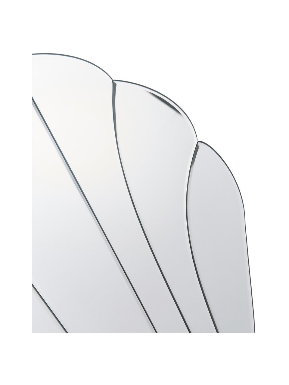 Bezrámové nástěnné zrcadlo ve tvaru mušle Helix, Zrcadlové sklo