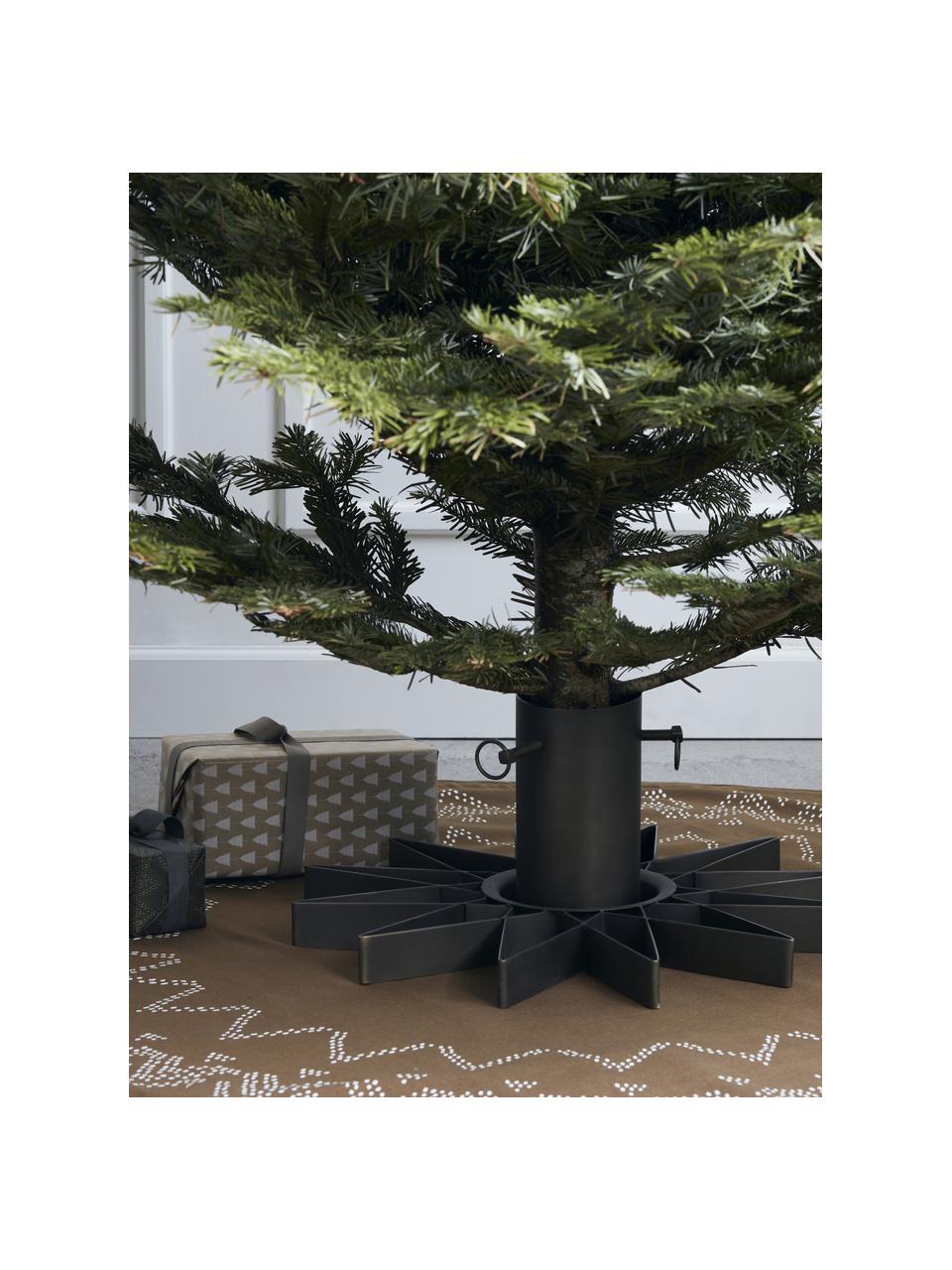 Support pour sapin de Noël Star, Fer, revêtement par poudre, Brun foncé, Ø 47 x haut. 20 cm