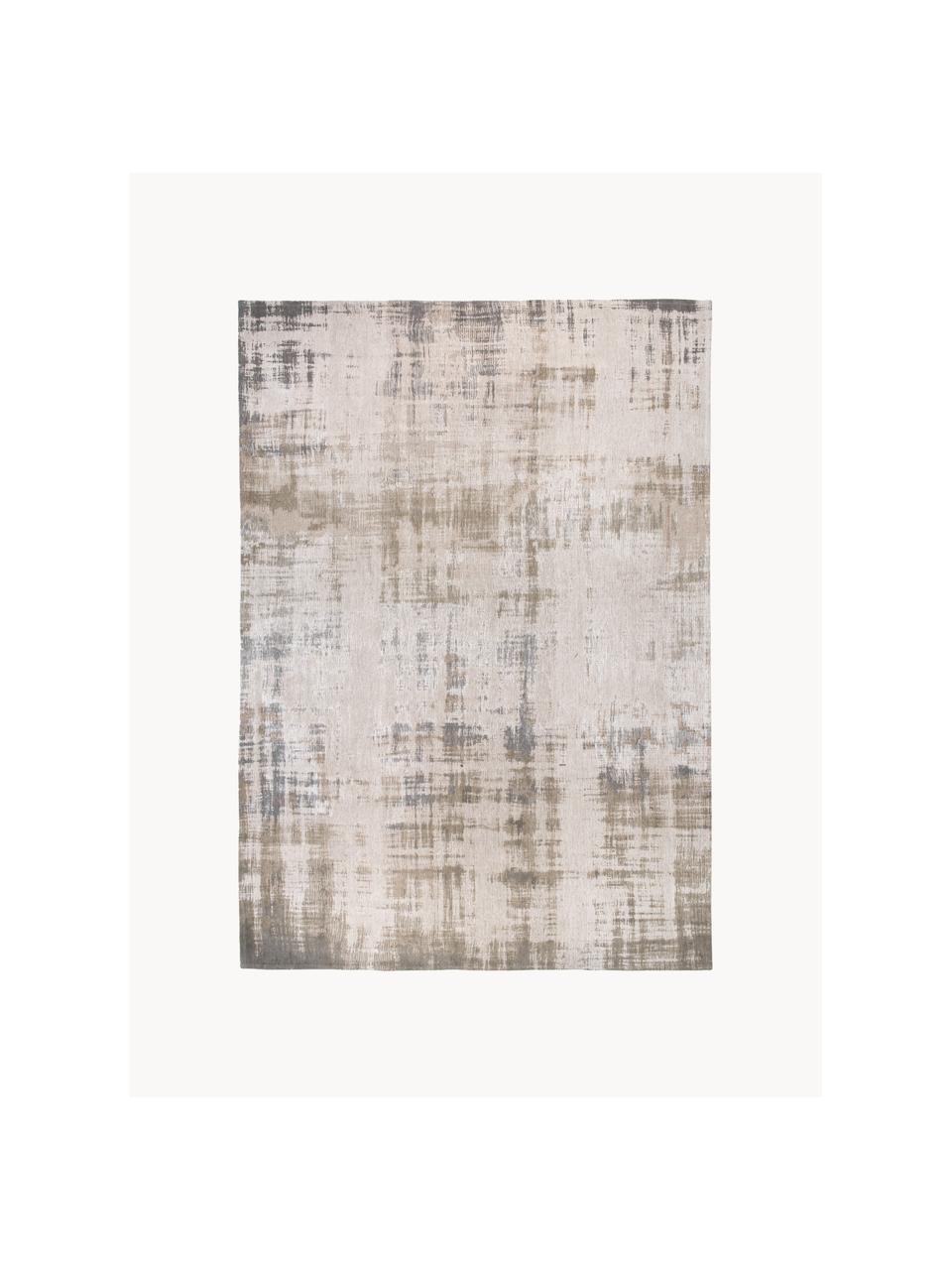 Alfombra con estampado abstracto Padua, 100% poliéster, Beige claro, gris claro, An 80 x L 150 cm (Tamaño XS)