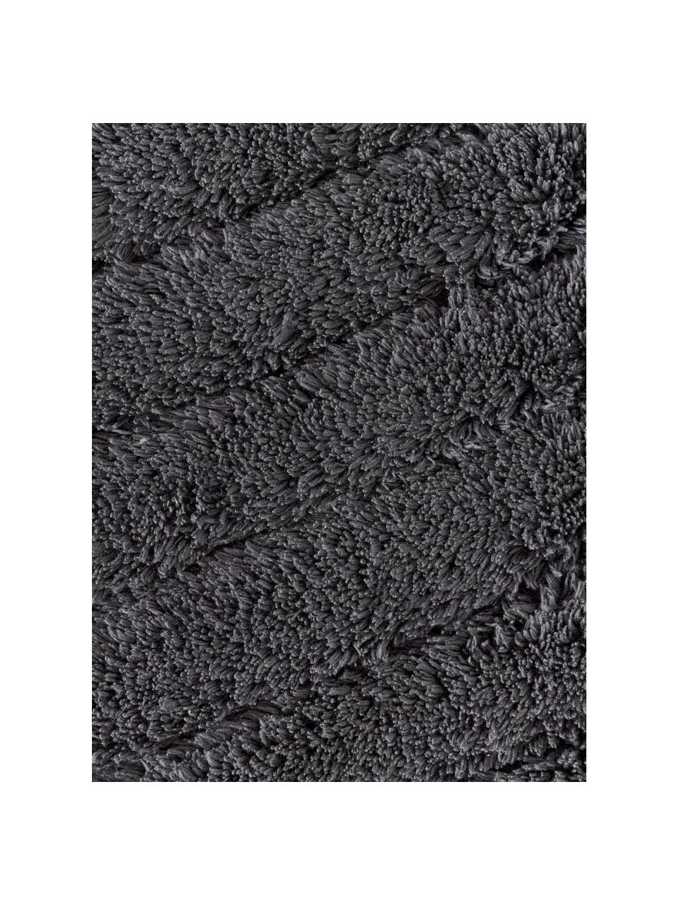 Huňatý koberec do kúpeľne Bailey, 100 %  bavlna
Materiál použitý v tomto produkte bol testovaný na škodlivé látky a certifikovaný podľa STANDARD 100 by OEKO-TEX®, 21.HIN.559, HOHENSTEIN HTTI, Antracitová, Š 60 x D 90 cm