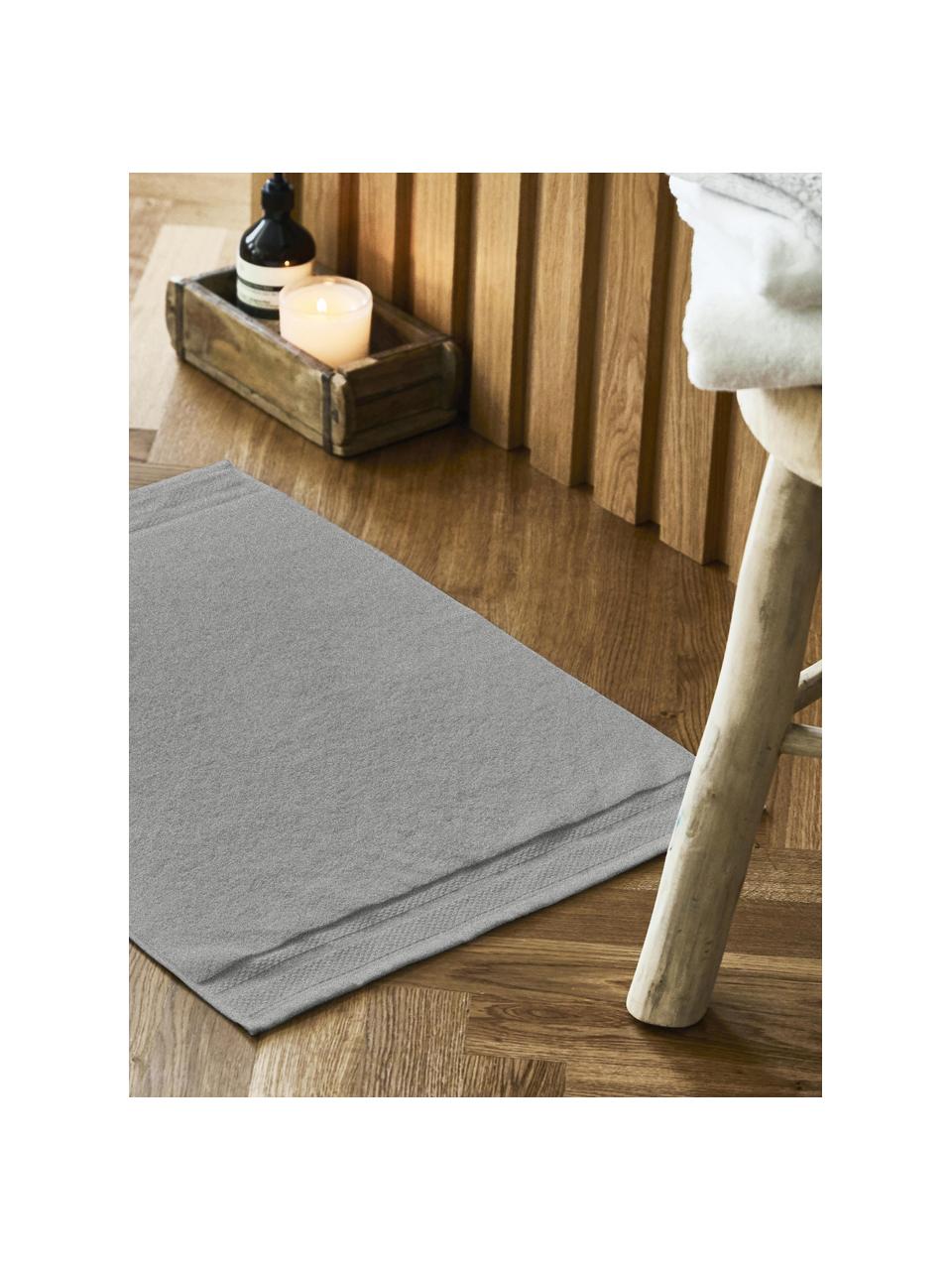 Tapis de bain antidérapant en coton bio Premium, 100 % coton bio certifié GOTS (GCL International, GCL-300517)
Qualité supérieure 750 g/m²

Le matériau est certifié STANDARD 100 OEKO-TEX®, ISO25189577 OETI, Gris foncé, larg. 50 x long. 70 cm