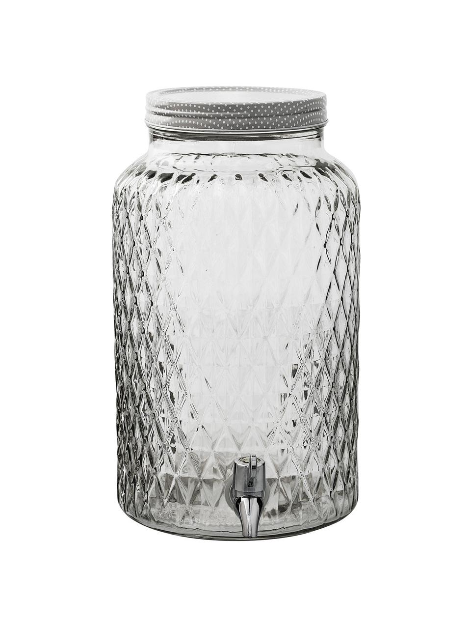 Dispensador de bebida Selma, Recipiente: vidrio, Transparente, Ø 18 x Al 30 cm