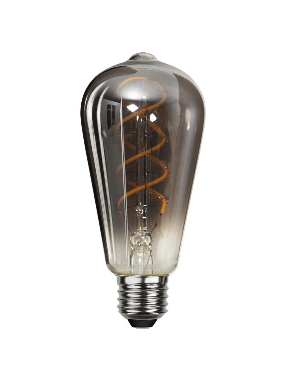Žiarovka E27, 80lm, hrejivá biela, 1 ks, Čierna, priehľadná, Ø 6 x V 14 cm