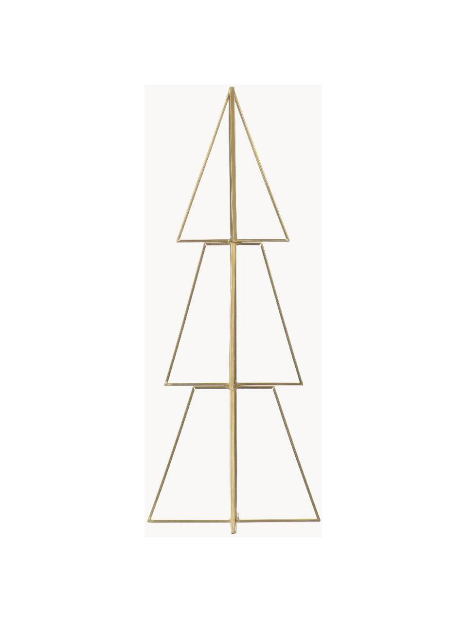 Glazen kerstfiguur Gump in de vorm van een kerstboom, Glas, Transparant, Ø 15 x H 38 cm