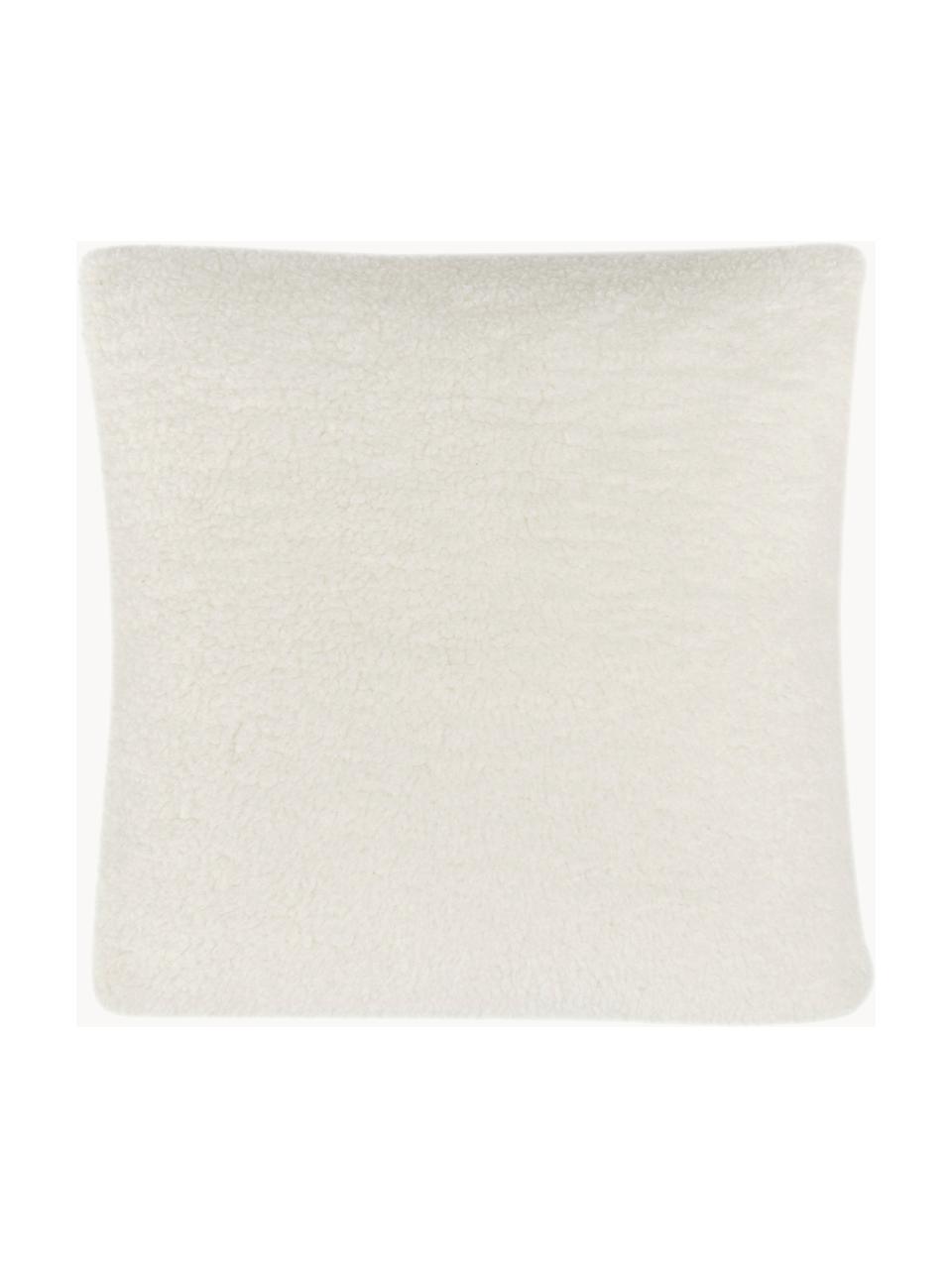 Housse de coussin 45x45 peluche Cozy, 100 % polyester (tissu peluche)

Le matériau est certifié STANDARD 100 OEKO-TEX®, SH025 134875, Blanc crème, beige, larg. 45 x long. 45 cm