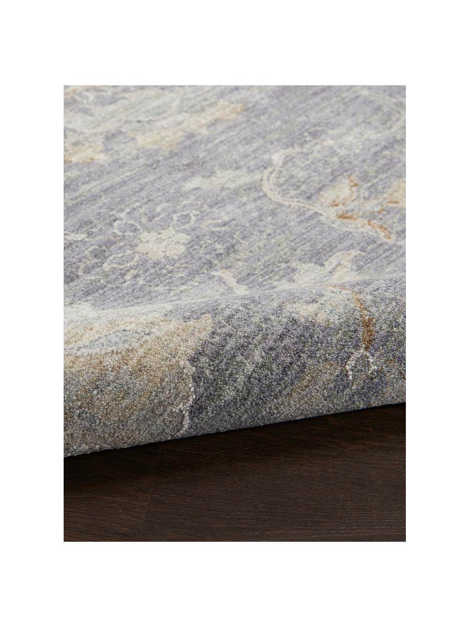 Kurzflor-Teppich Infinite, 94 % Polyester, 6 % Polypropylen, Grau- und Beigetöne, B 120 x L 180 cm (Größe S)