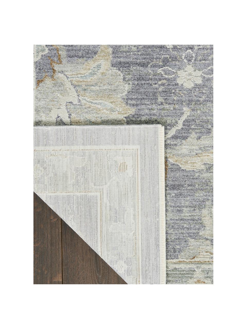 Alfombra de pelo corto Infinite, 94% poliéster, 6% polipropileno, Tonos grises y beige, An 120 x L 180 cm (Tamaño S)