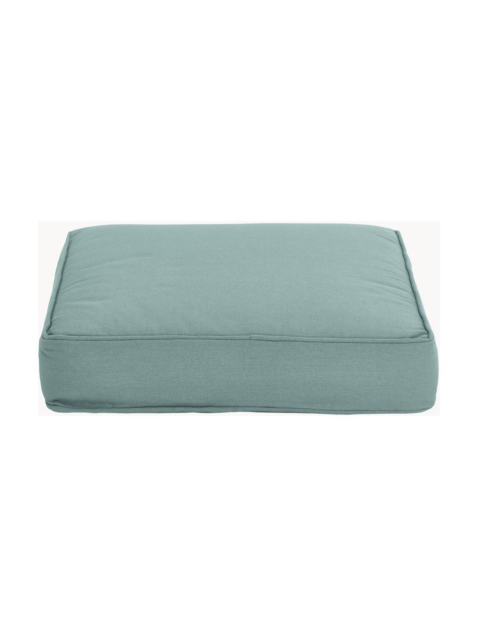 Cuscini sedia alti Zoey 2 pz, Rivestimento: 100% cotone, Verde salvia, Larg. 40 x Lung. 40 cm