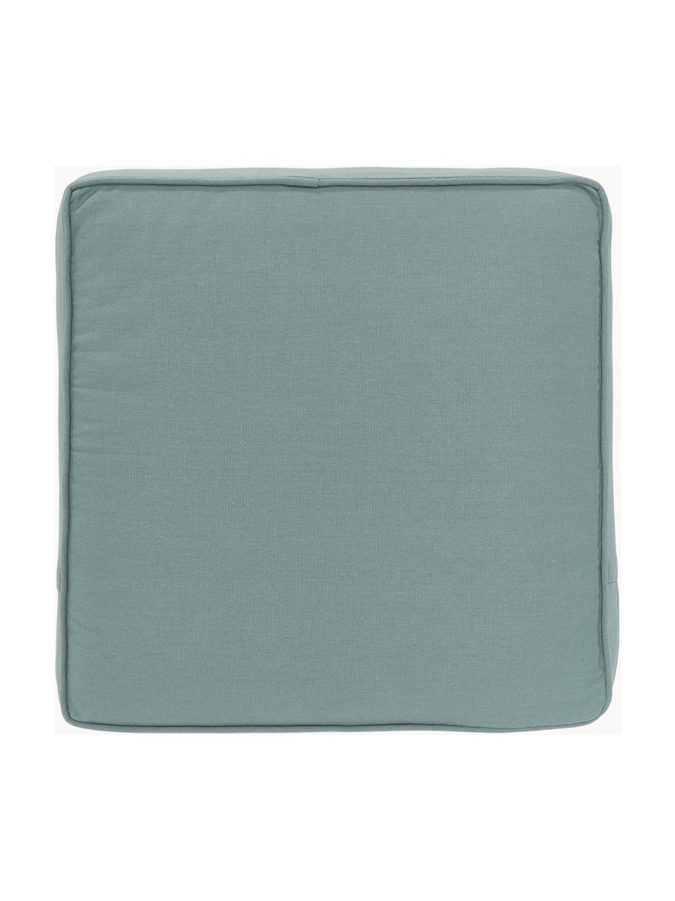 Cuscini sedia alti Zoey 2 pz, Rivestimento: 100% cotone, Verde salvia, Larg. 40 x Lung. 40 cm