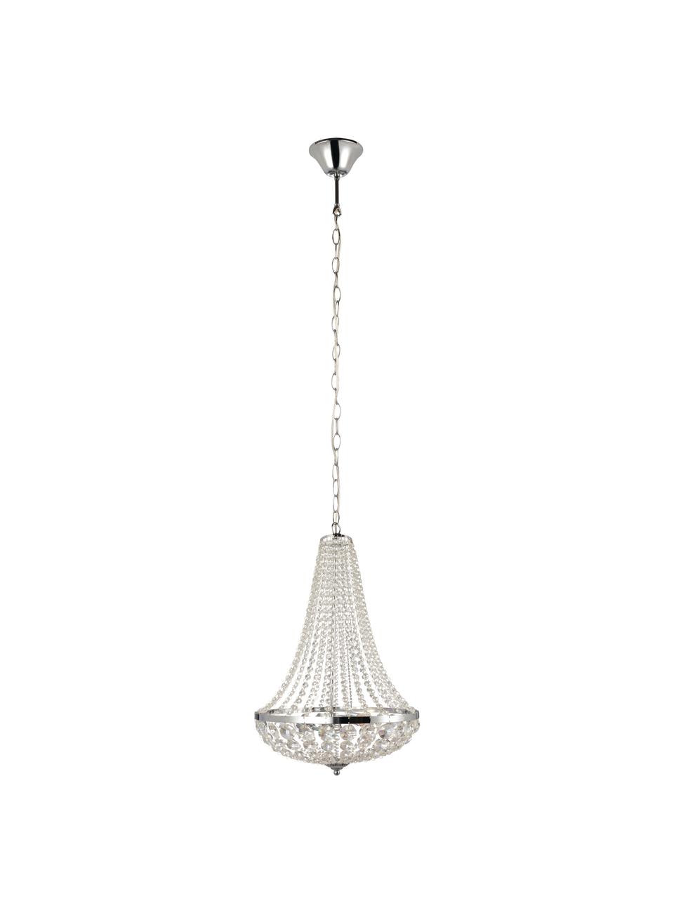 Lustr Gränsö, Chromová, transparentní, Ø 40 cm, V 59 cm