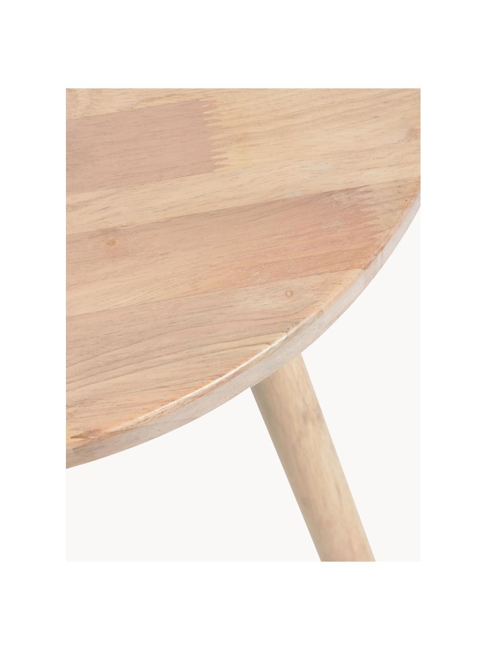Tavolo rotondo per bambini in legno di albero della gomma Dilcia, Legno di albero della gomma, Legno di albero della gomma, Ø 55 x Alt. 48 cm