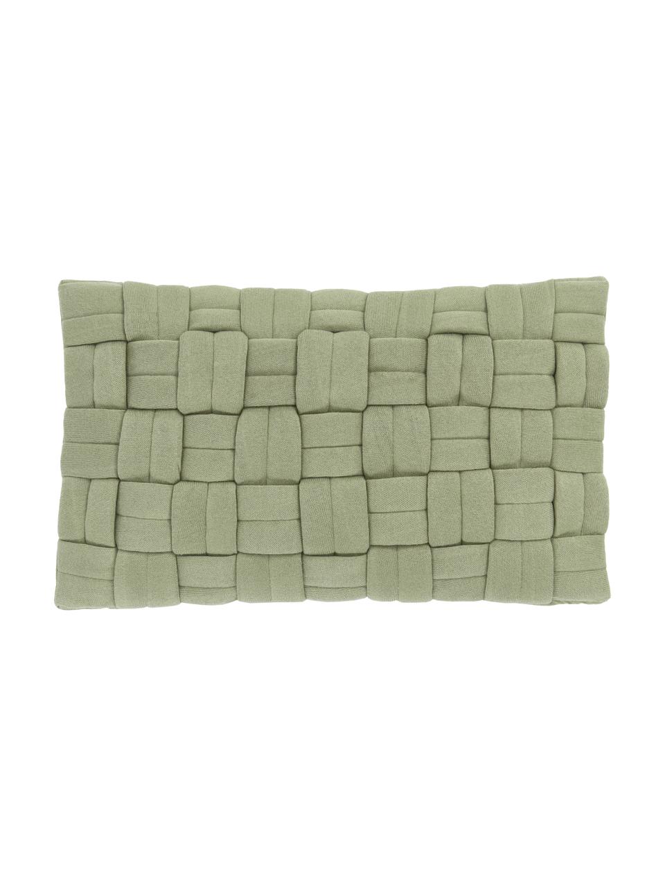Tkaný povlak na polštář Norman, Šalvějově zelená, Š 30 cm, D 50 cm