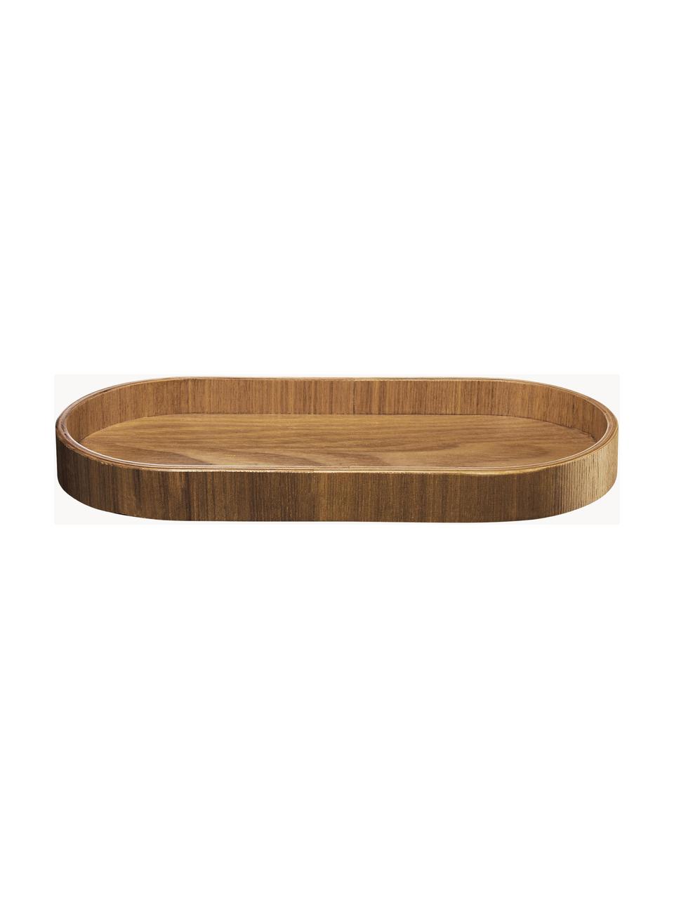 Weidenholz-Servierplatte Wood, verschiedene Größen, Weidenholz, Dunkles Holz, B 36 x T 17 cm