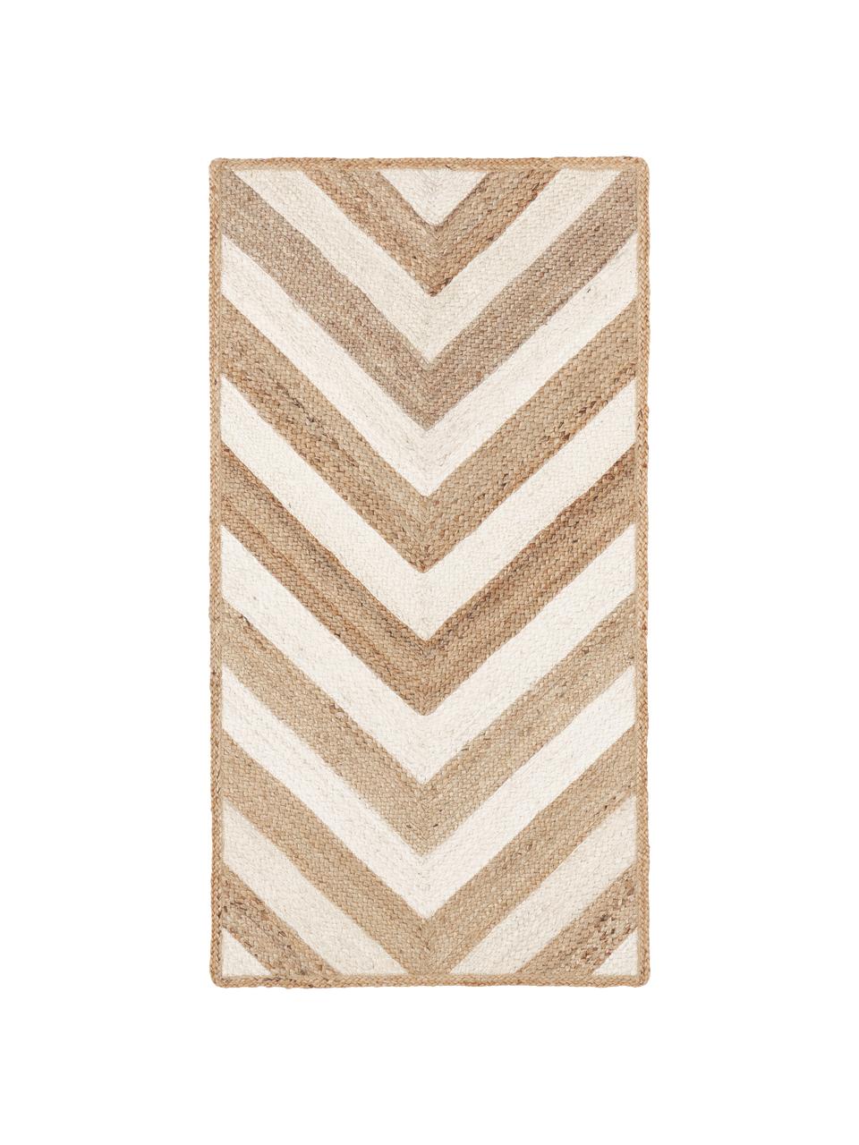 Tappeto in juta fatto a mano Eckes, 100% juta, Beige, Larg. 80 x Lung. 150 cm (taglia XS)