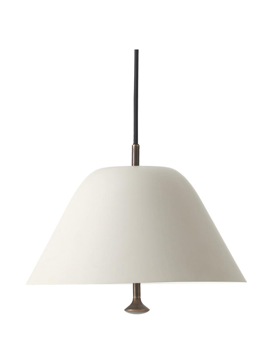 Lámpara de techo Rero, Pantalla: metal recubierto, Cable: plástico, Gris claro, Ø 28 x Al 22 cm