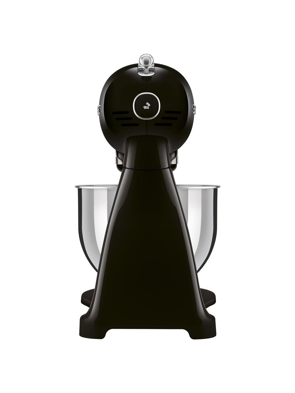 Robot de cuisine 50's Style, Noir, haute brillance, larg. 40 x haut. 38 cm