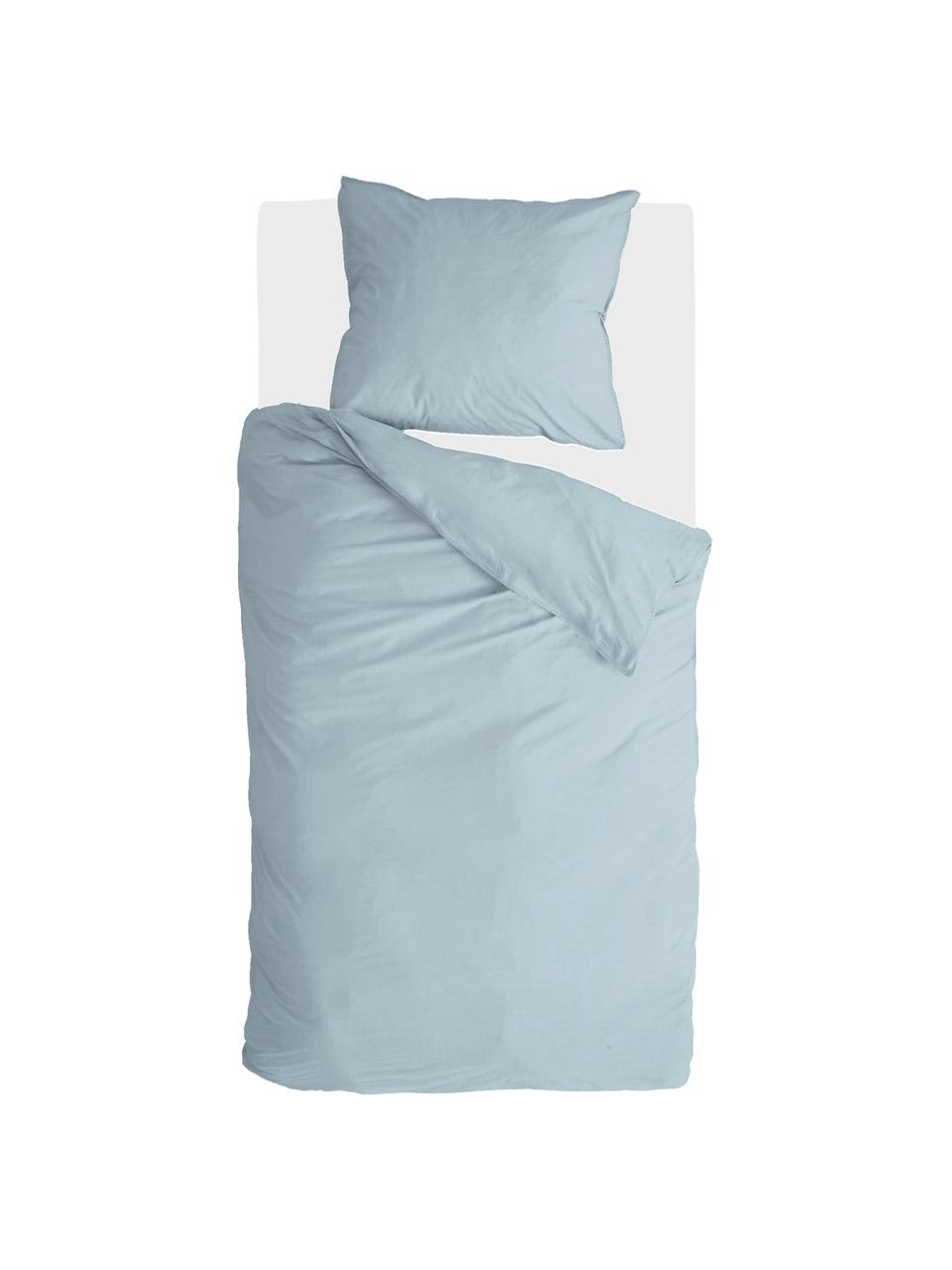 Bavlnená posteľná bielizeň Vintage, Modrá