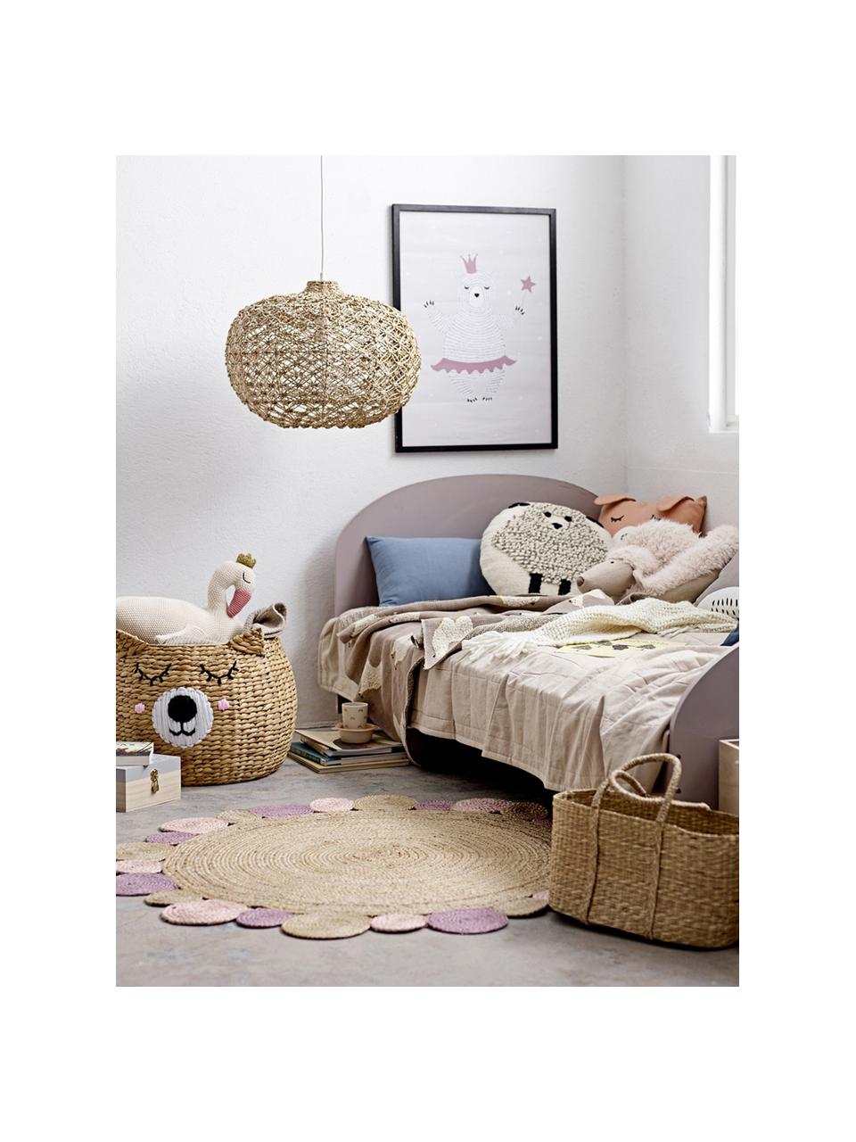 Cesta Sleepy, Giacinto d'acqua, Beige, Ø 50 x Alt. 40 cm