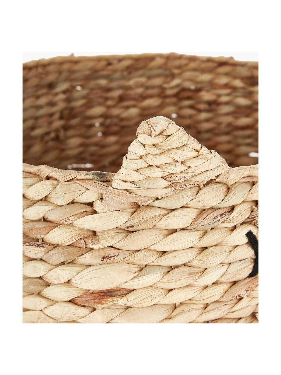 Cesta Sleepy, Jacinto de agua, Beige, Ø 50 x Al 40 cm