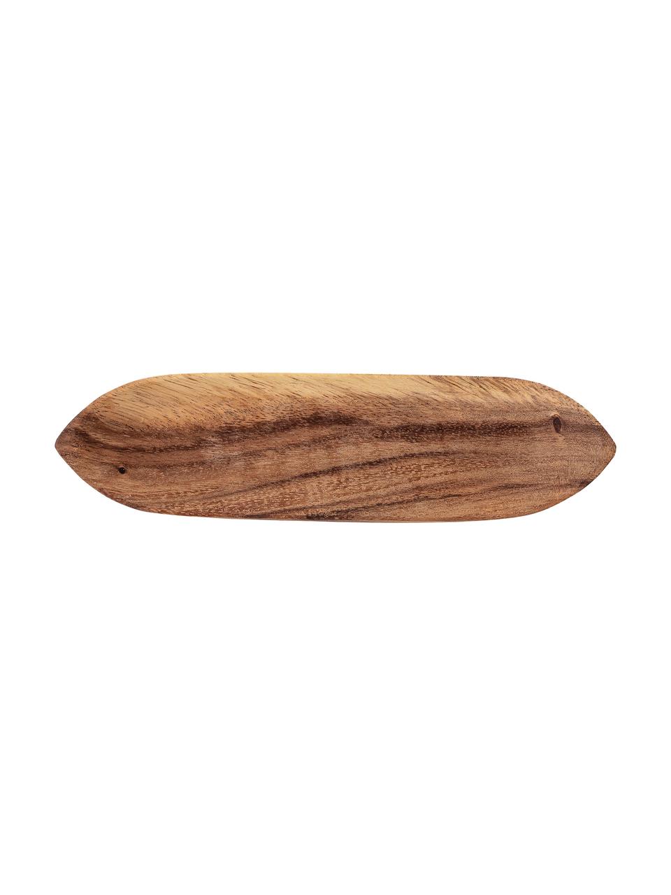 Fuente de madera de acacia Evely, Madera de acacia, Marrón, L 20 x An 5 cm