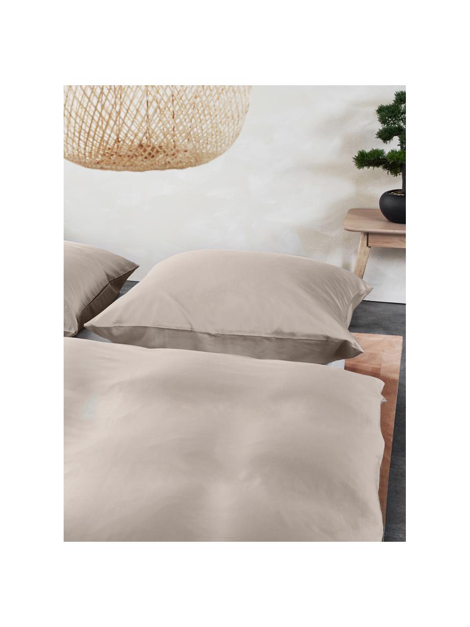 Bambusová posteľná bielizeň Skye, Béžová, 200 x 200 cm + 2 vankúše 80 x 80 cm