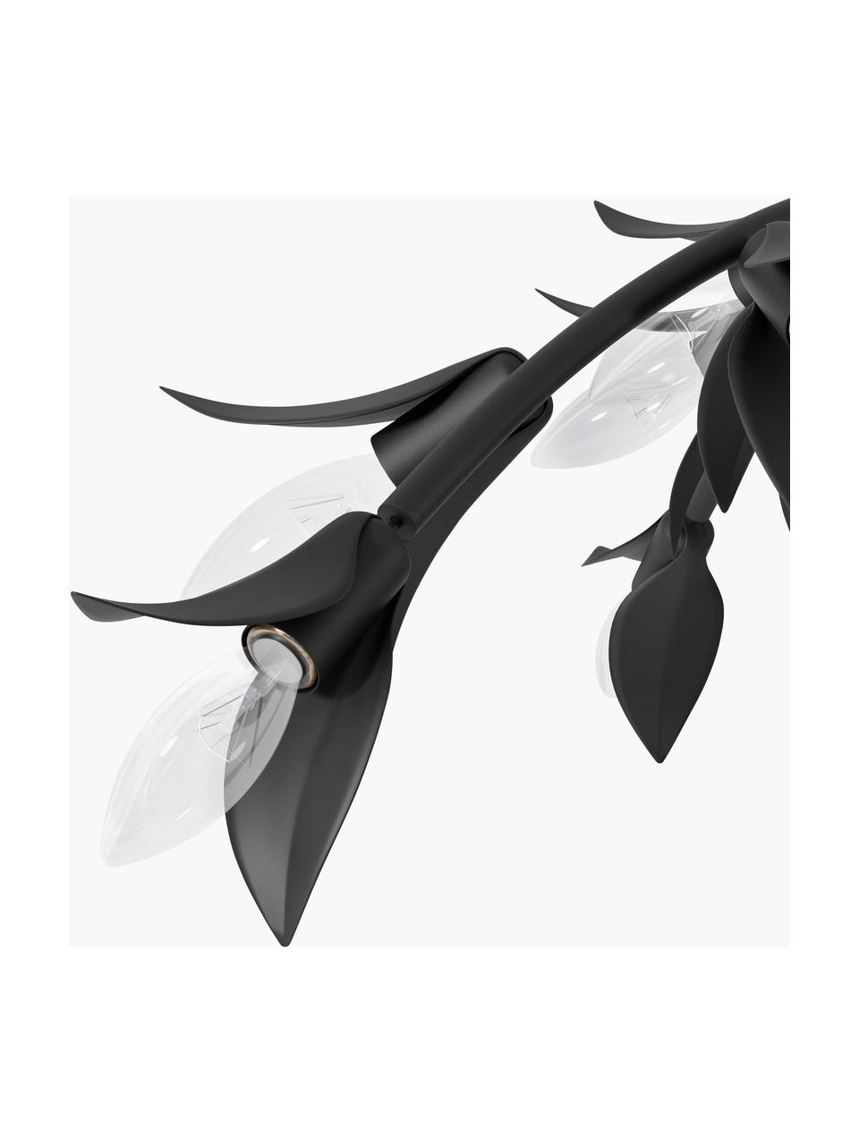 Grande suspension Athena, Métal, revêtement par poudre, Blanc, larg. 136 cm