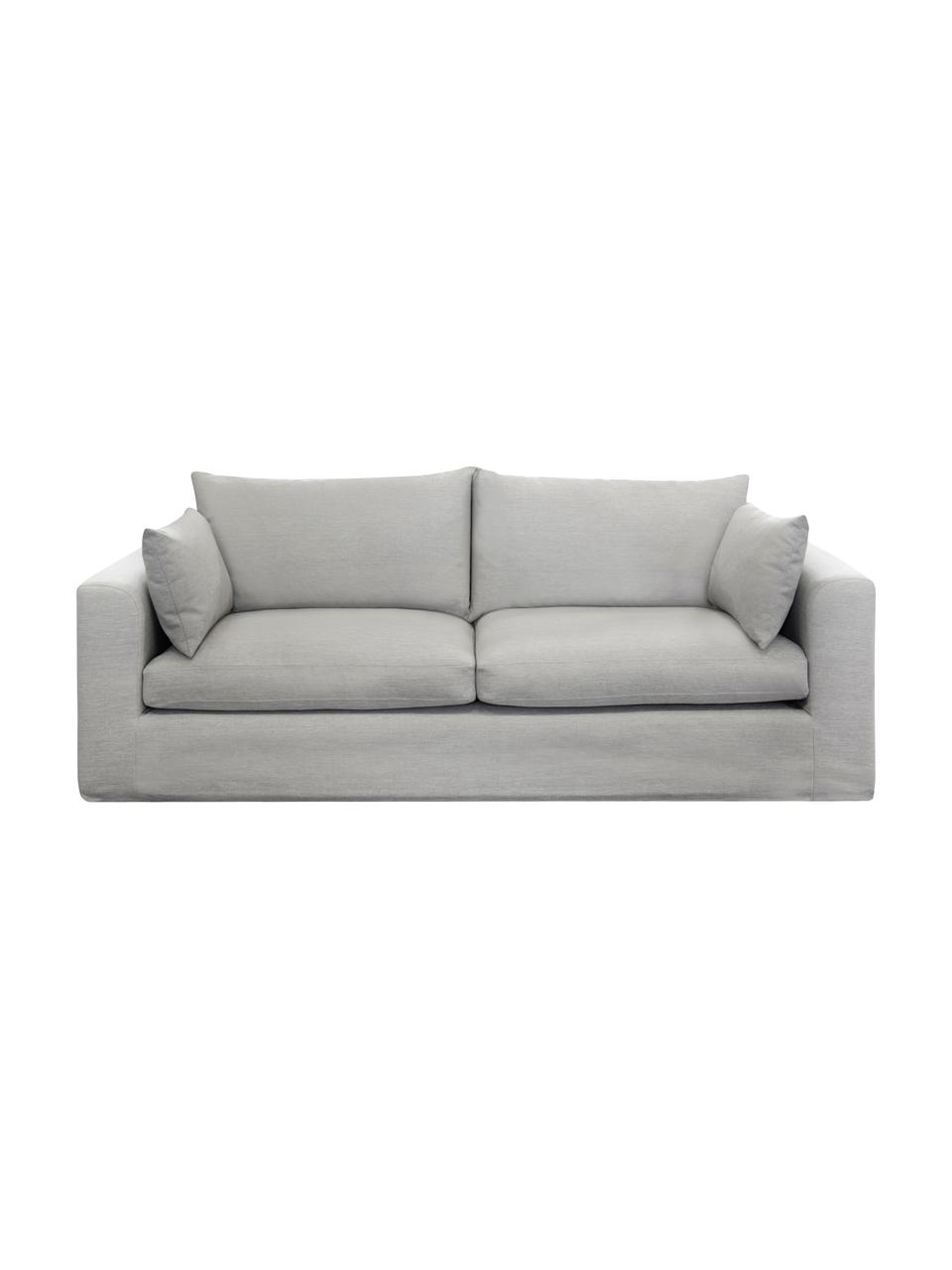 Sofa Zach (3-Sitzer) in Taupe, Bezug: Polypropylen Der hochwert, Webstoff Taupe, B 224 x T 90 cm