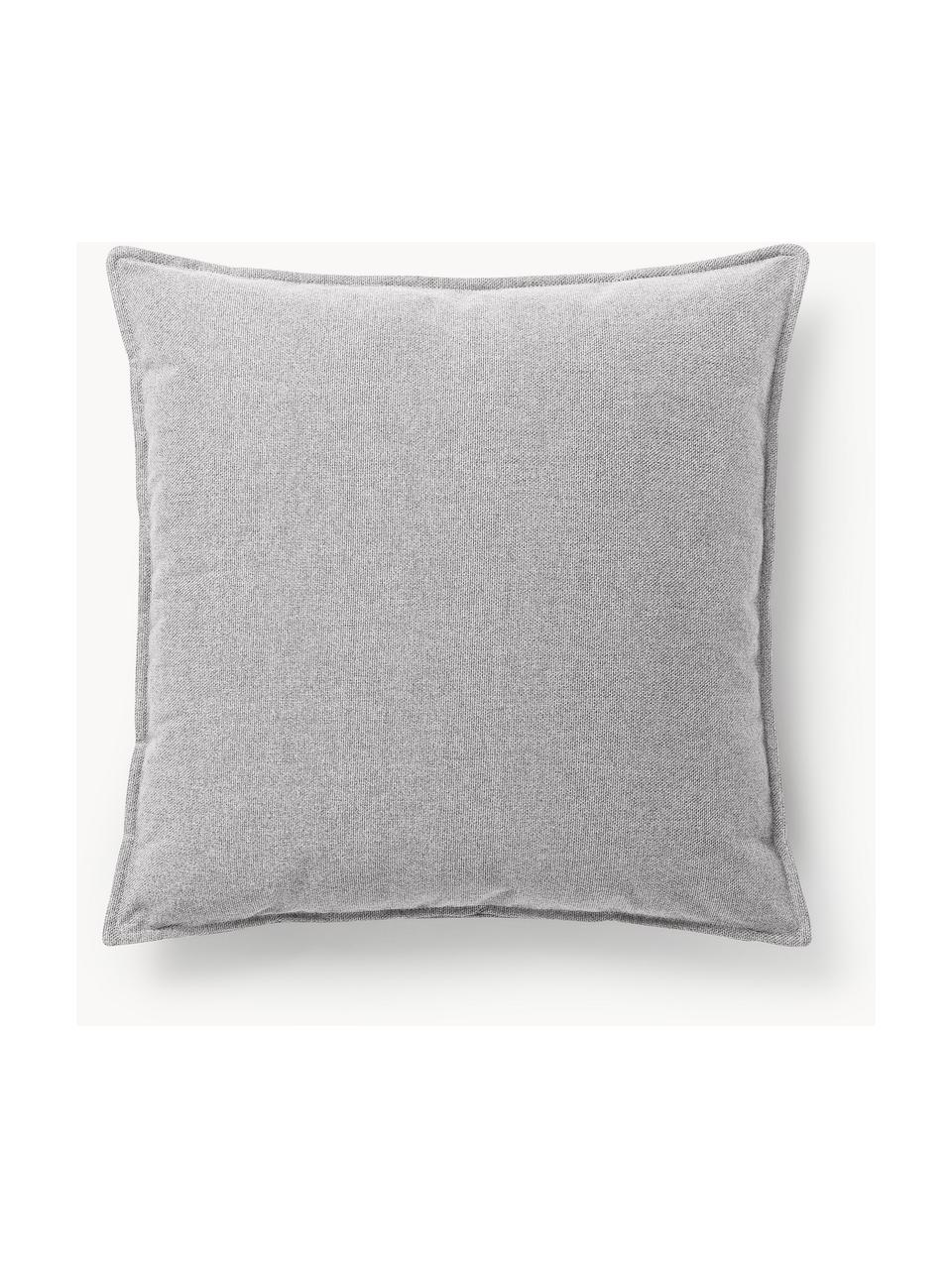 Sofa-Kissen Lennon, Bezug: 100 % Polyester, Webstoff Grau, B 60 x L 60 cm