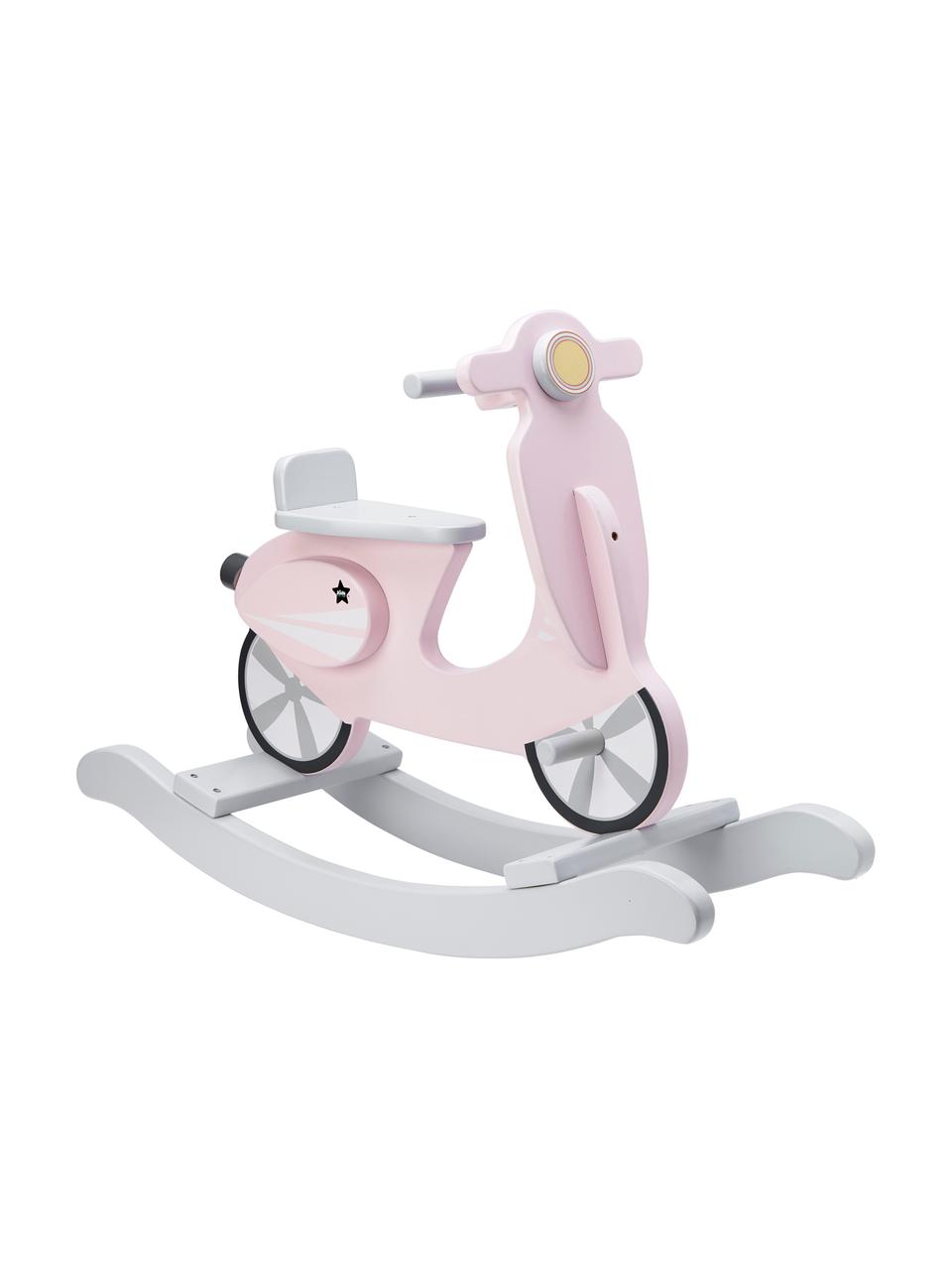 Kinderschaukel Scooter, Holz, Rosa, Weiß, B 73 x H 53 cm