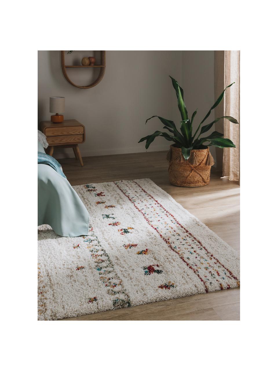 Hochflor-Teppich Gobi, 100 % Polypropylen, Beigetöne, B 80 x L 150 cm (Größe XS)