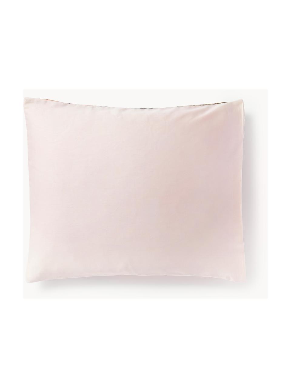 Povlak na polštář z bavlněného saténu Blossom, Světle růžová, více barev, Š 40 cm, D 80 cm