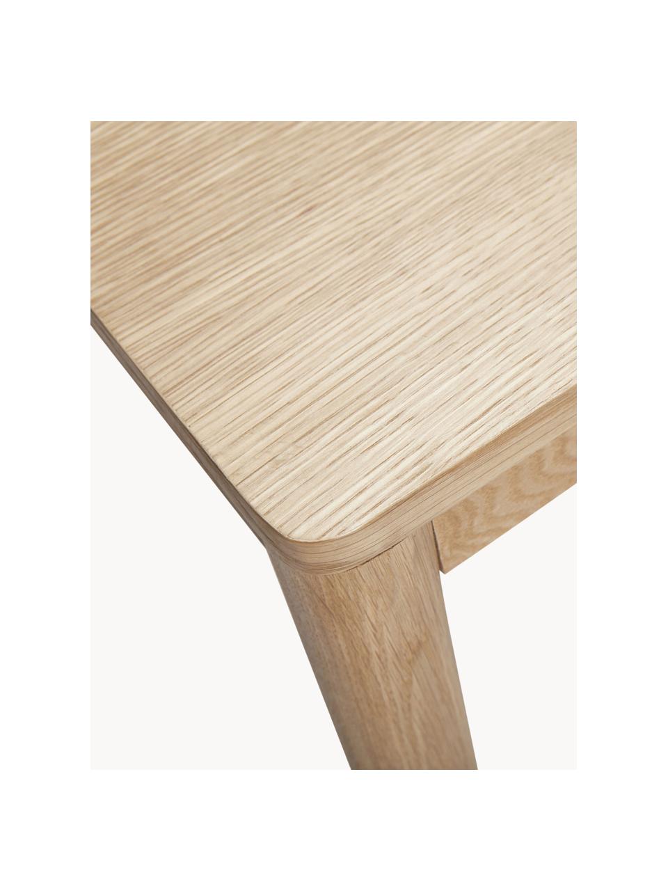 Esstisch Acorn aus Eichenholz, 140 x 80 cm, Eichenholz

Dieses Produkt wird aus nachhaltig gewonnenem, FSC®-zertifiziertem Holz gefertigt., Eichenholz, B 140 x T 80 cm
