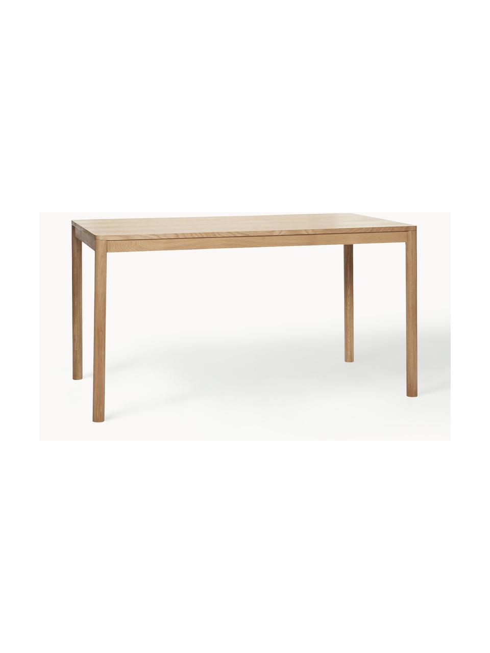 Mesa de comedor de roble Acorn, 140 x 80 cm, Madera de roble

Este producto está hecho de madera de origen sostenible y con certificación FSC®., Madera de roble, An 140 x F 80 cm