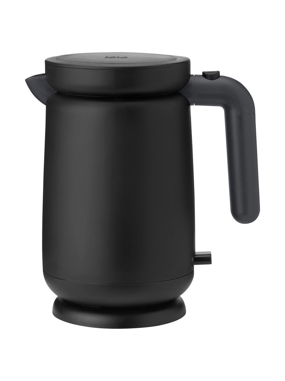 Wasserkocher Foodie, Kunststoff, Edelstahl, Schwarz, 1 L