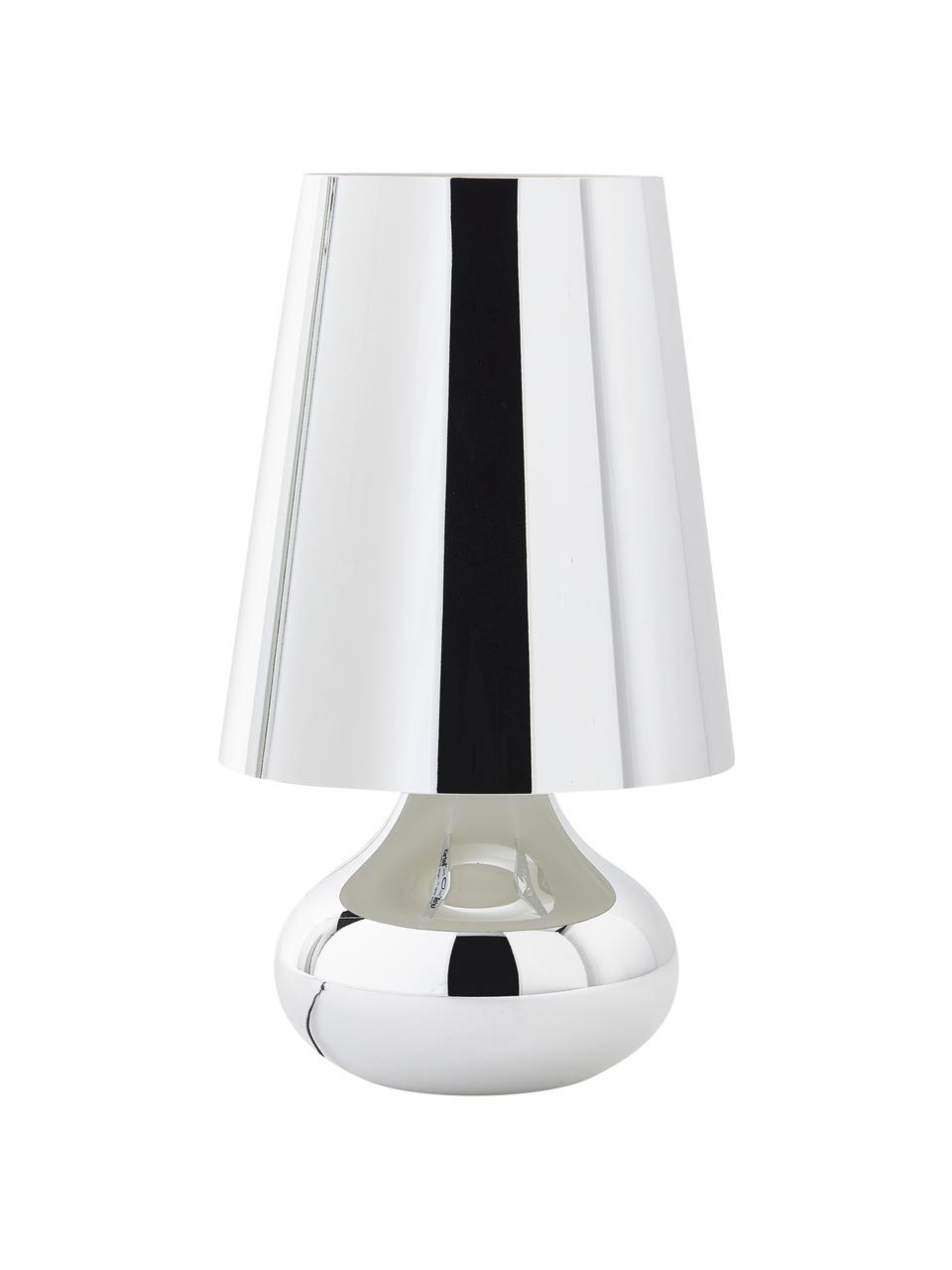 Lampa stołowa LED Cindy, Odcienie chromu, Ø 24 x W 42 cm