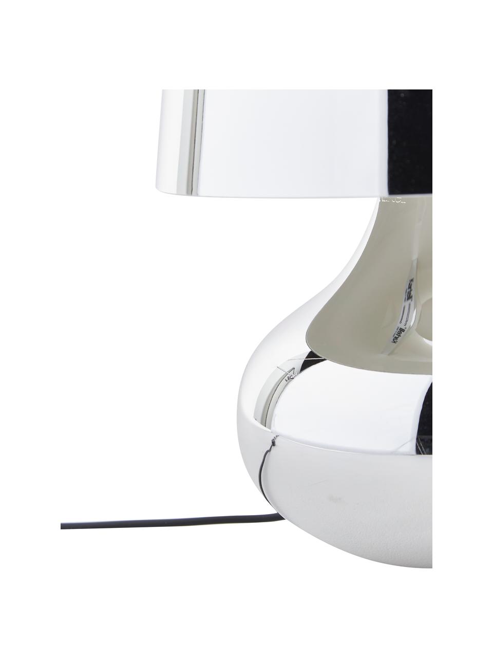 Lámpara de mesa LED de diseño Cindy, Lámpara: plástico, Cable: plástico, Cromo, Ø 24 x Al 42 cm