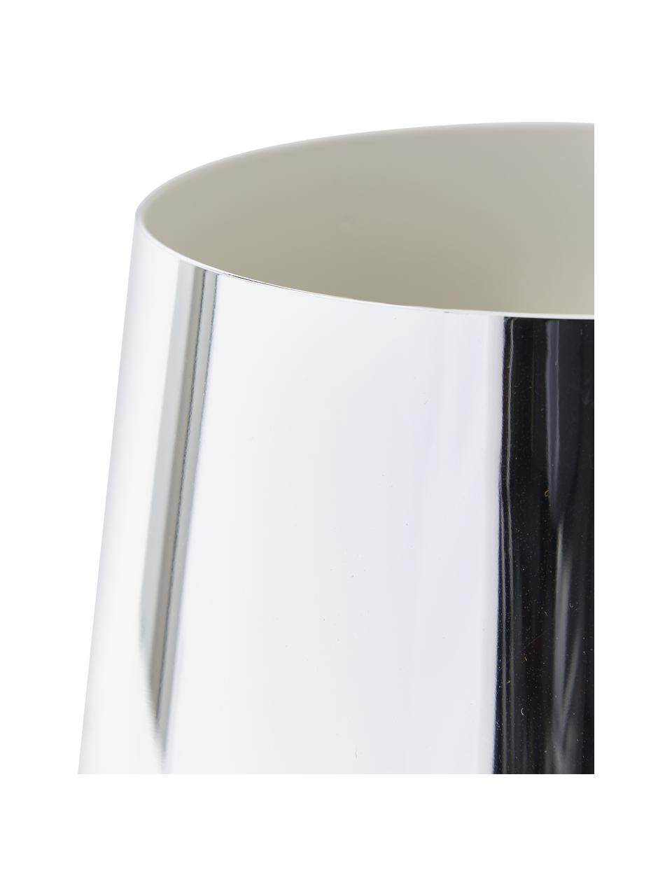 Lámpara de mesa LED de diseño Cindy, Lámpara: plástico, Cable: plástico, Cromo, Ø 24 x Al 42 cm