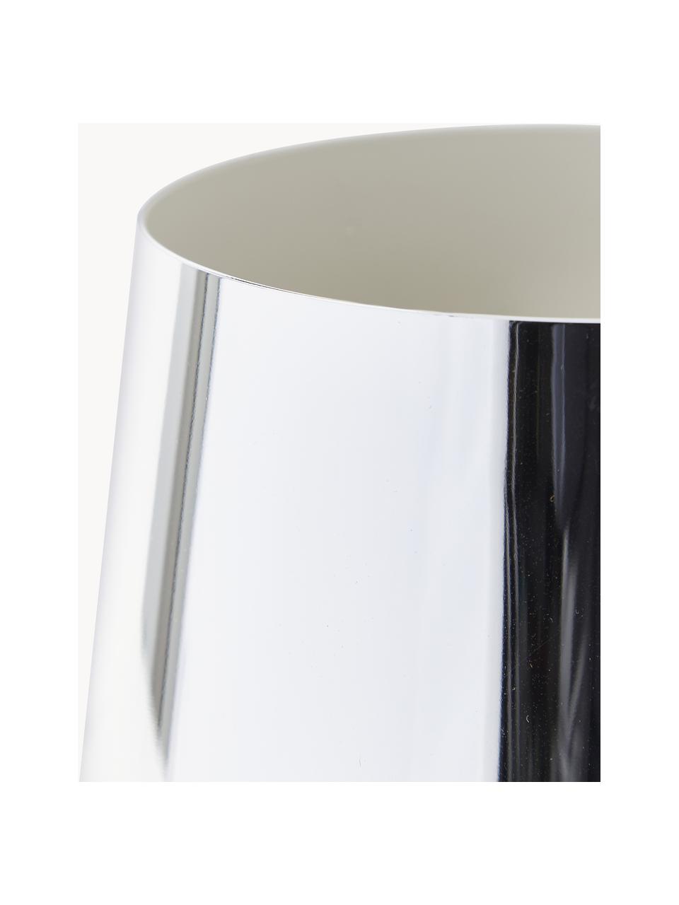 Lampa stołowa LED Cindy, Odcienie srebrnego, Ø 24 x W 42 cm