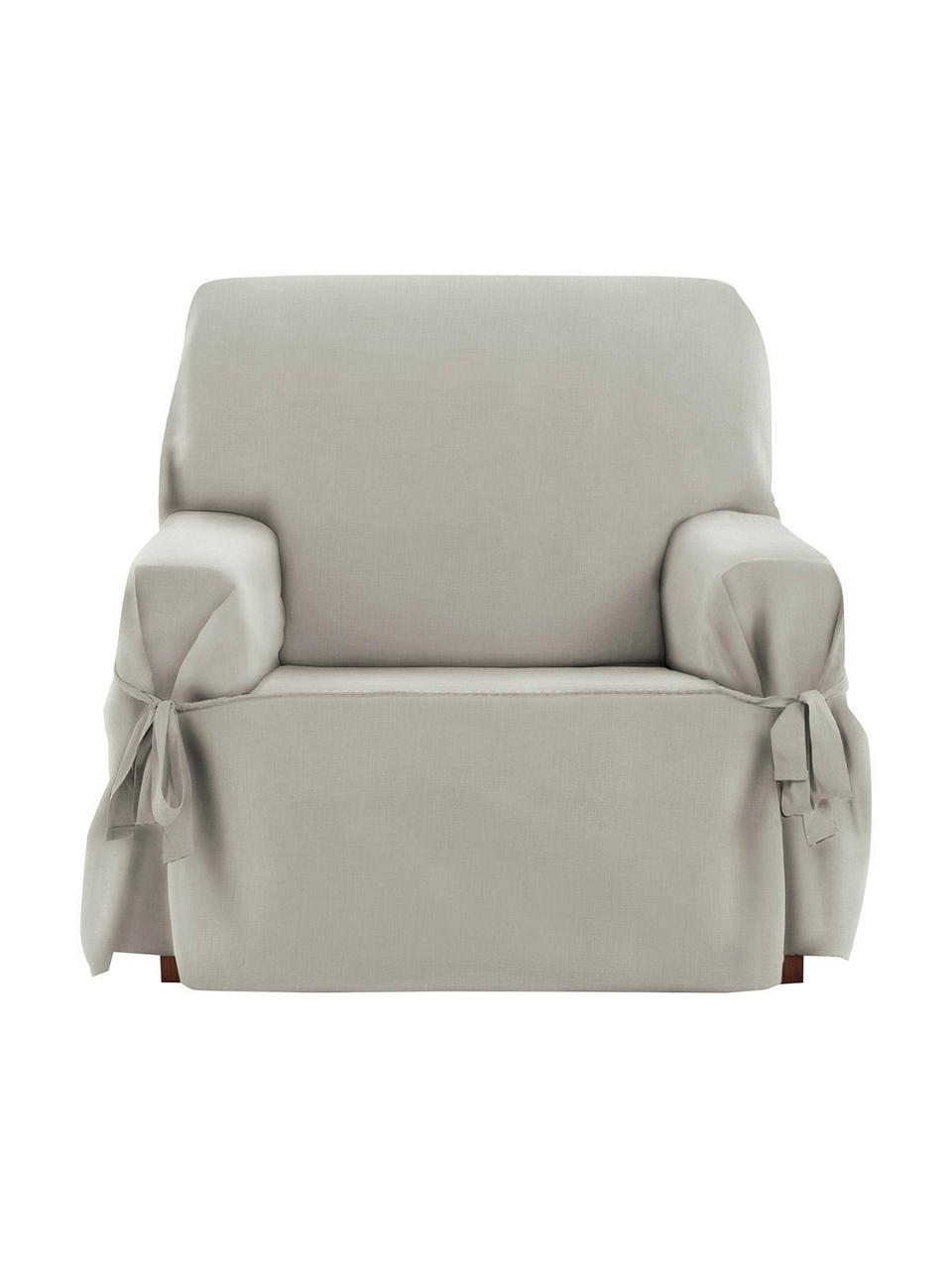 Pokrowiec na fotel Levante, 65% bawełna, 35% poliester, Szarozielony, S 110 x G 110 cm
