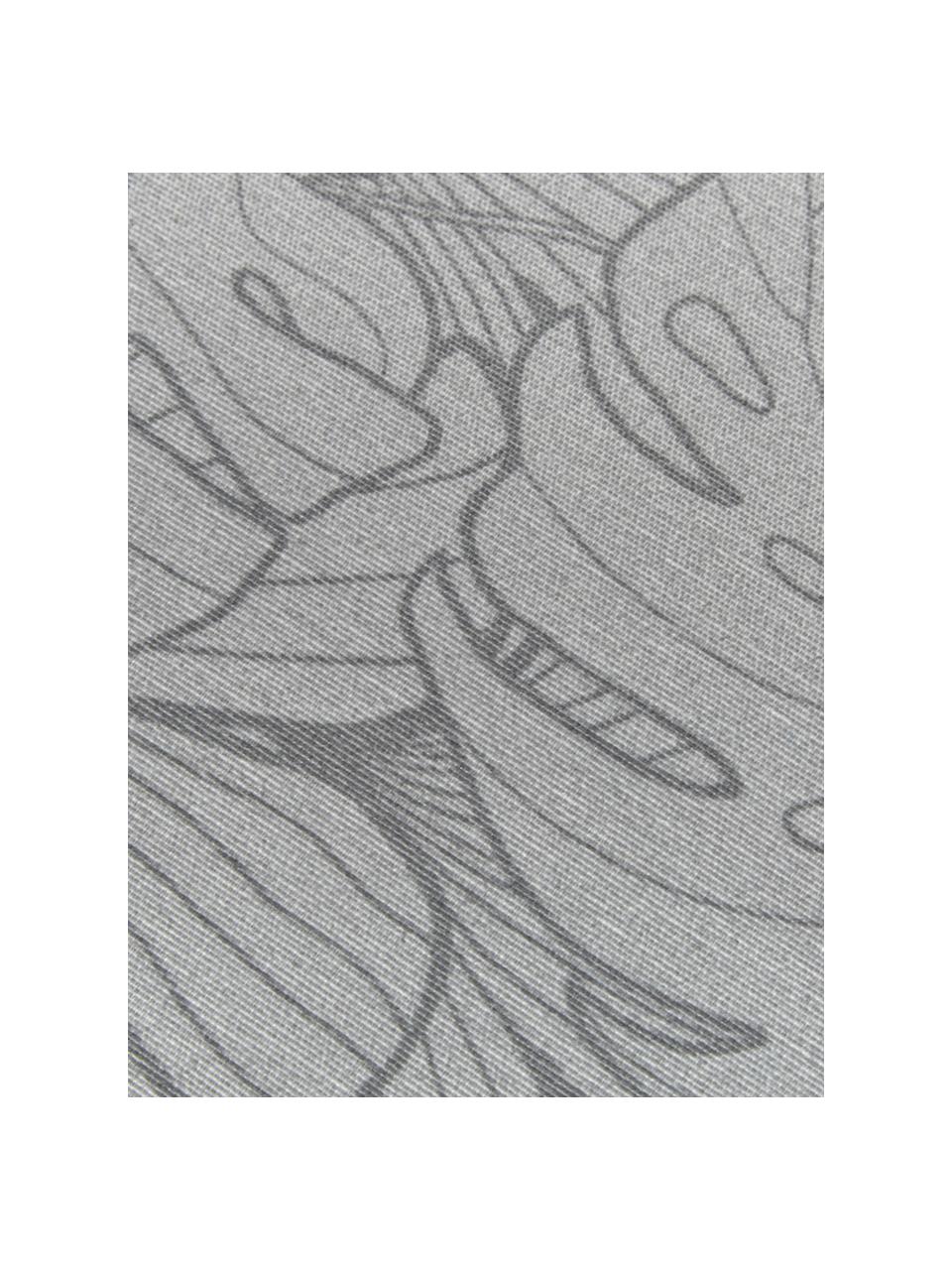 Sitzkissen Palm in Grau mit Palmenprint, 50% Baumwolle, 45% Polyester,
5% andere Fasern, Grau, 45 x 45 cm
