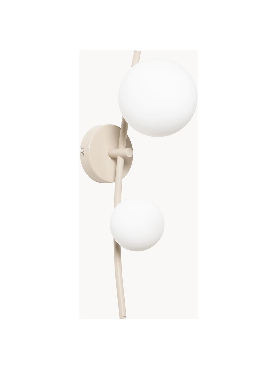 Nástenná lampa Nebo, Svetlobéžová, Š 13 x V 45 cm