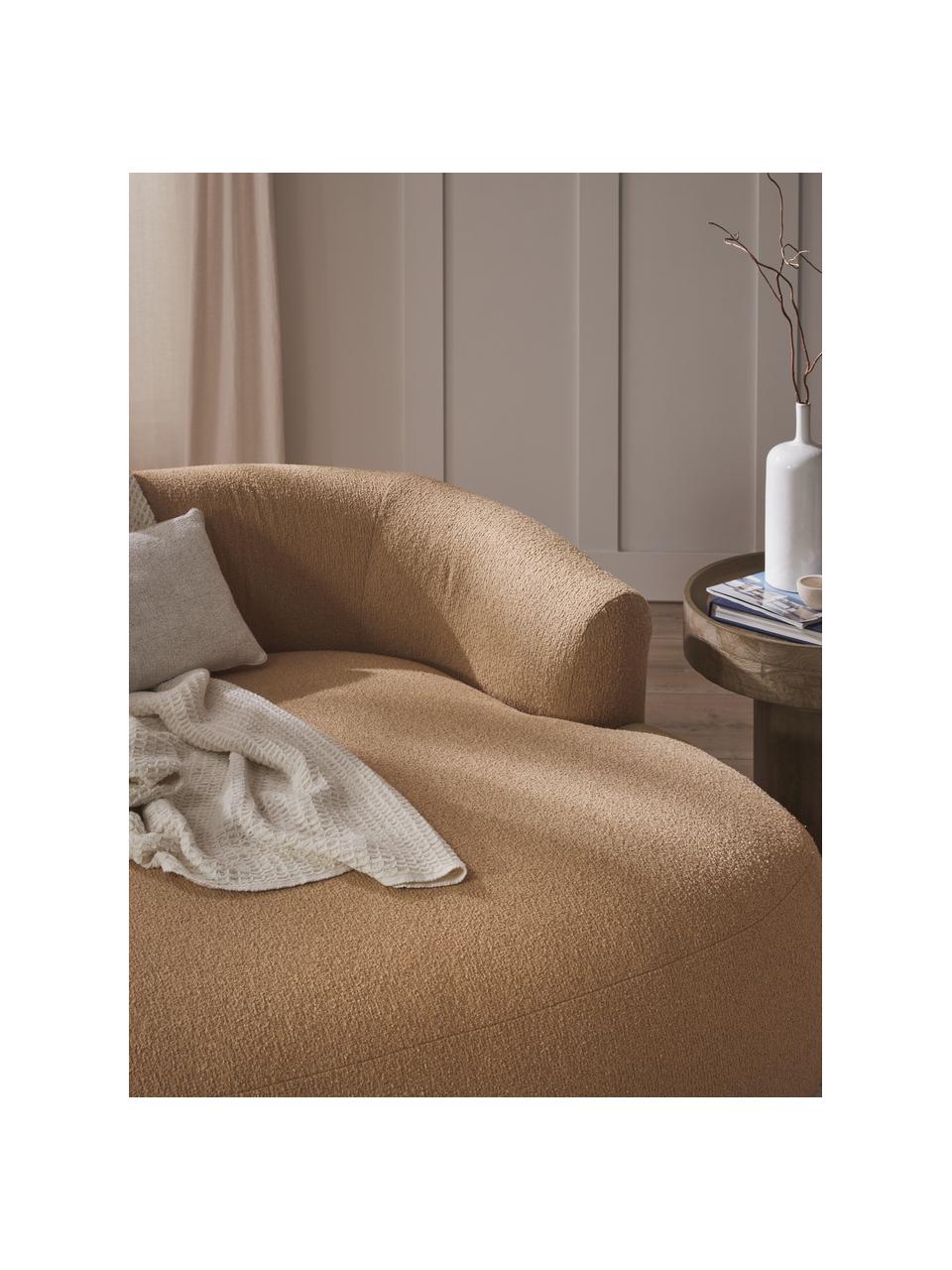 Fauteuil lounge bouclé Sofia, Bouclé beige, larg. 140 x prof. 140 cm