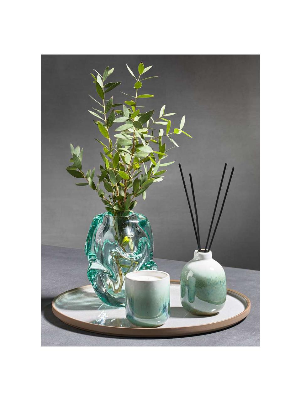 Duftkerze Green Meadow (Kaktusblüte), Behälter: Keramik, Kaktusblüte, Ø 7 x H 8 cm