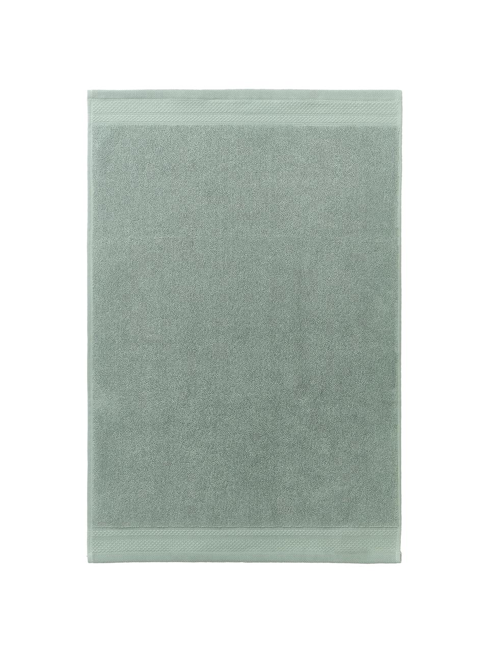 Alfombrilla de baño de algodón ecológico Premium, antideslizante, 100% algodón ecológico con certificado GOTS (por GCL International, GCL-300517)
Gramaje superior 750 g/m², Verde salvia, An 50 x L 70 cm