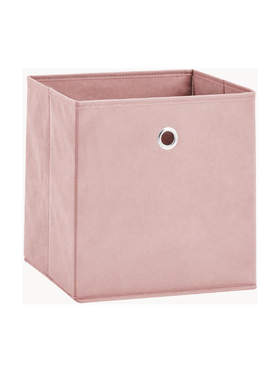 Boîte de rangement Lisa, Rose, blanc crème, larg. 28 x haut. 28 cm