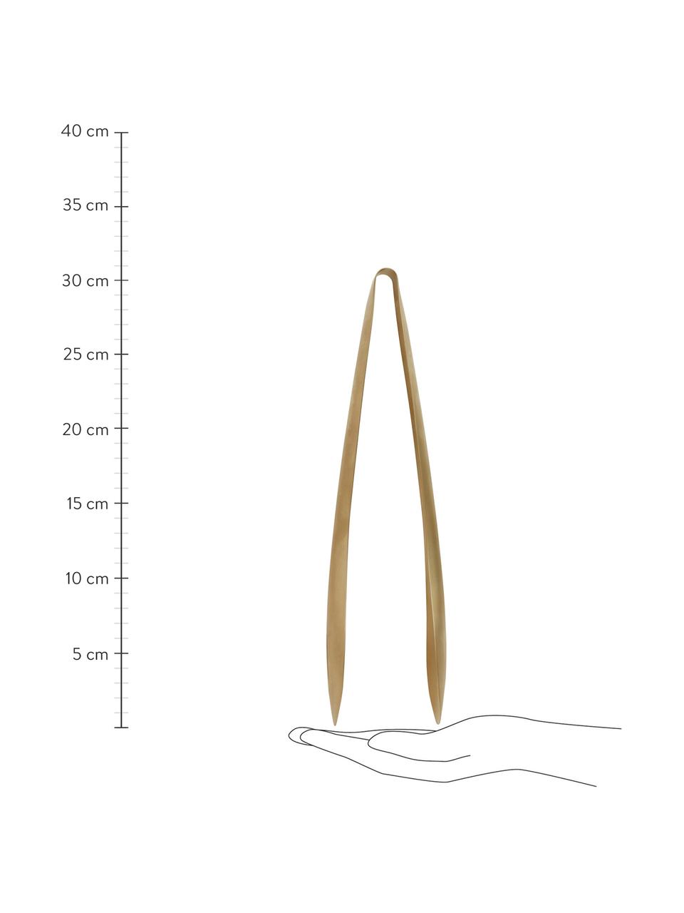 Pinza in acciaio inossidabile Goldies, Acciaio inossidabile rivestito, Dorato opaco, Lung. 31 cm